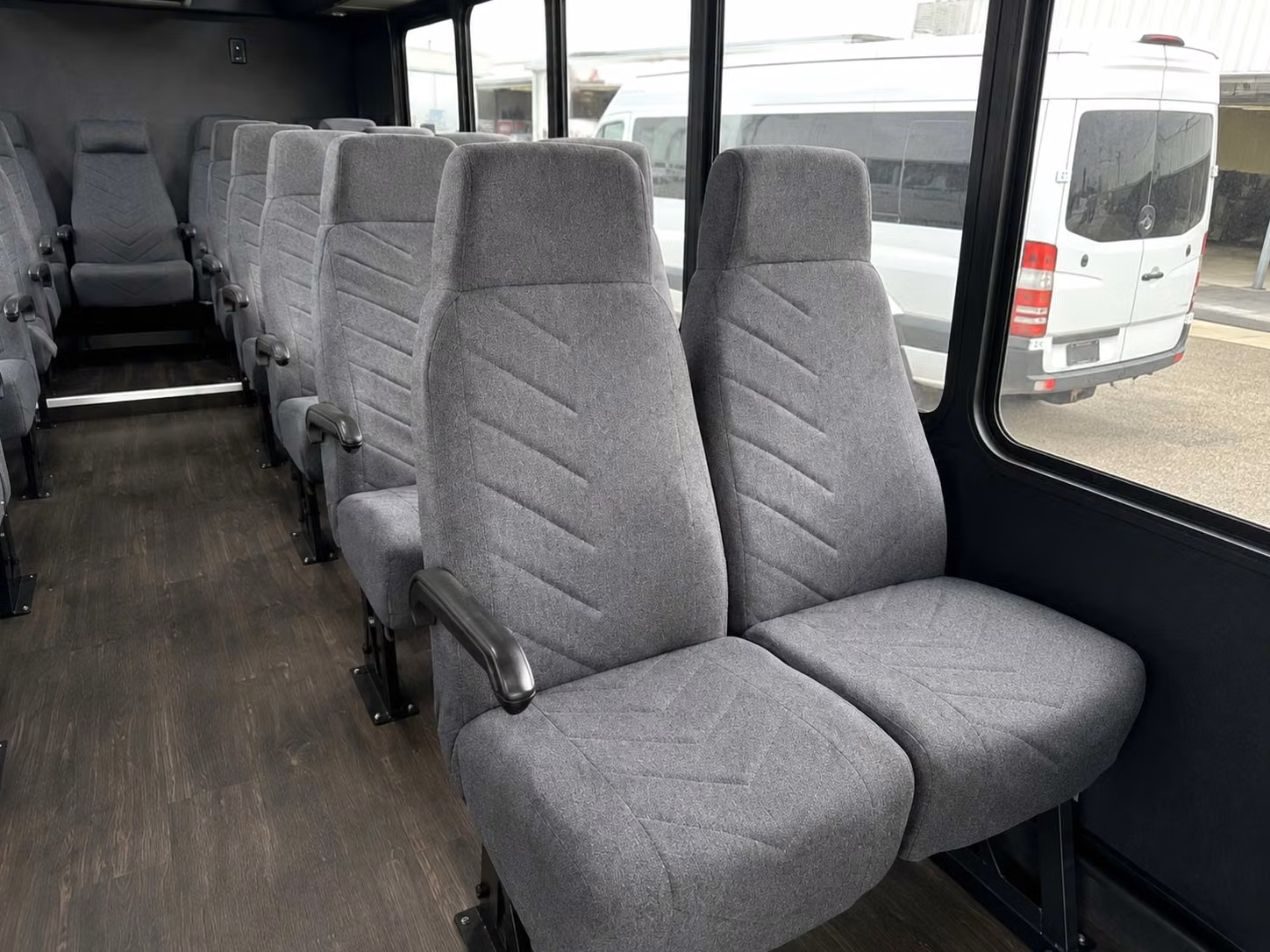18 passenger minibus interior