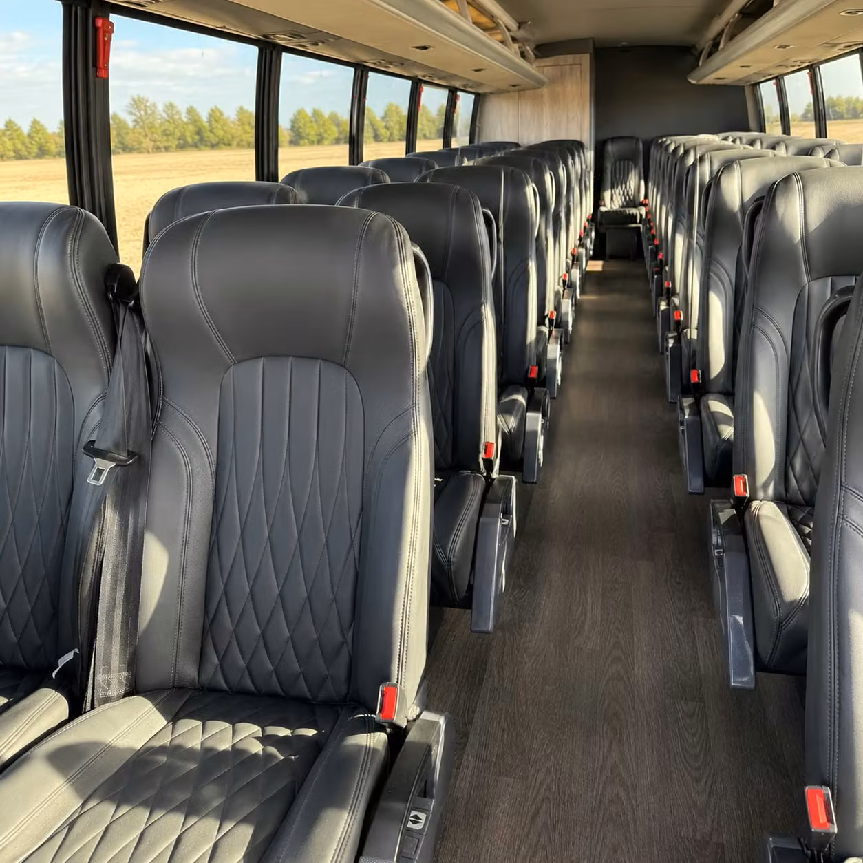 28 passenger minibus inside
