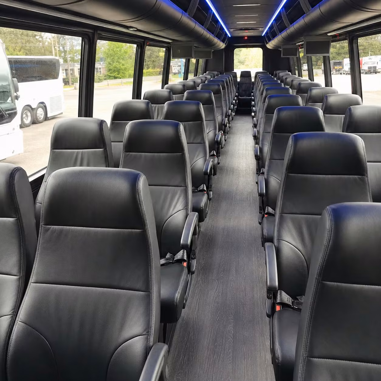 28 passenger minibus interior