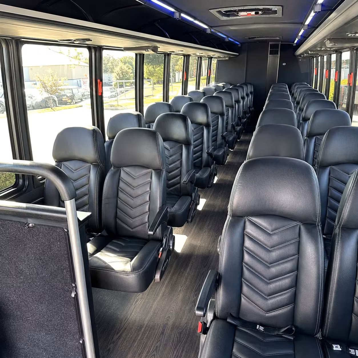 30 passenger minibus inside