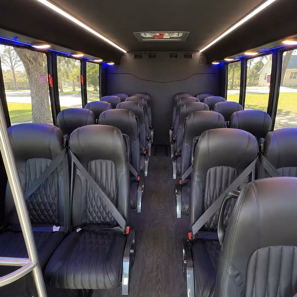 30 passenger minibus interior