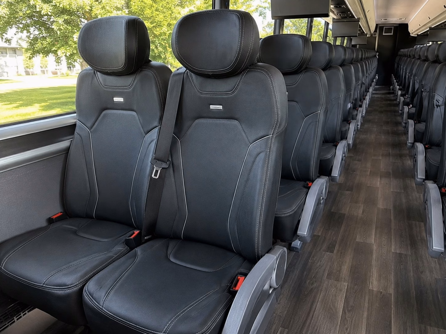 norman charter bus interior gallery